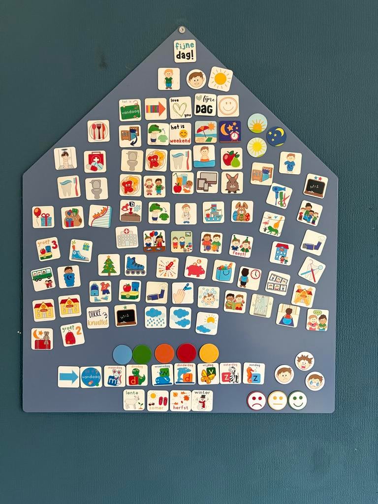 Planbord Olifantastisch met veel magneten, Kinderen en Baby's, Ophalen of Verzenden, Gebruikt, Ontdekken