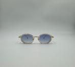 John dalia matt c190 zonnebril, Overige merken, Zonnebril, Blauw, Nieuw