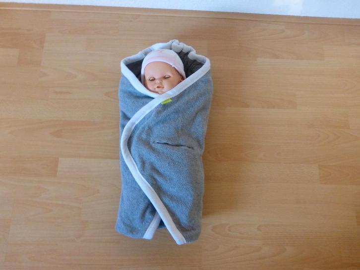 FunnyBunny fleece wikkeldeken autostoel/maxicosi/buggy, Kinderen en Baby's, Dekens, Slaapzakjes en Inbakerproducten, Zo goed als nieuw