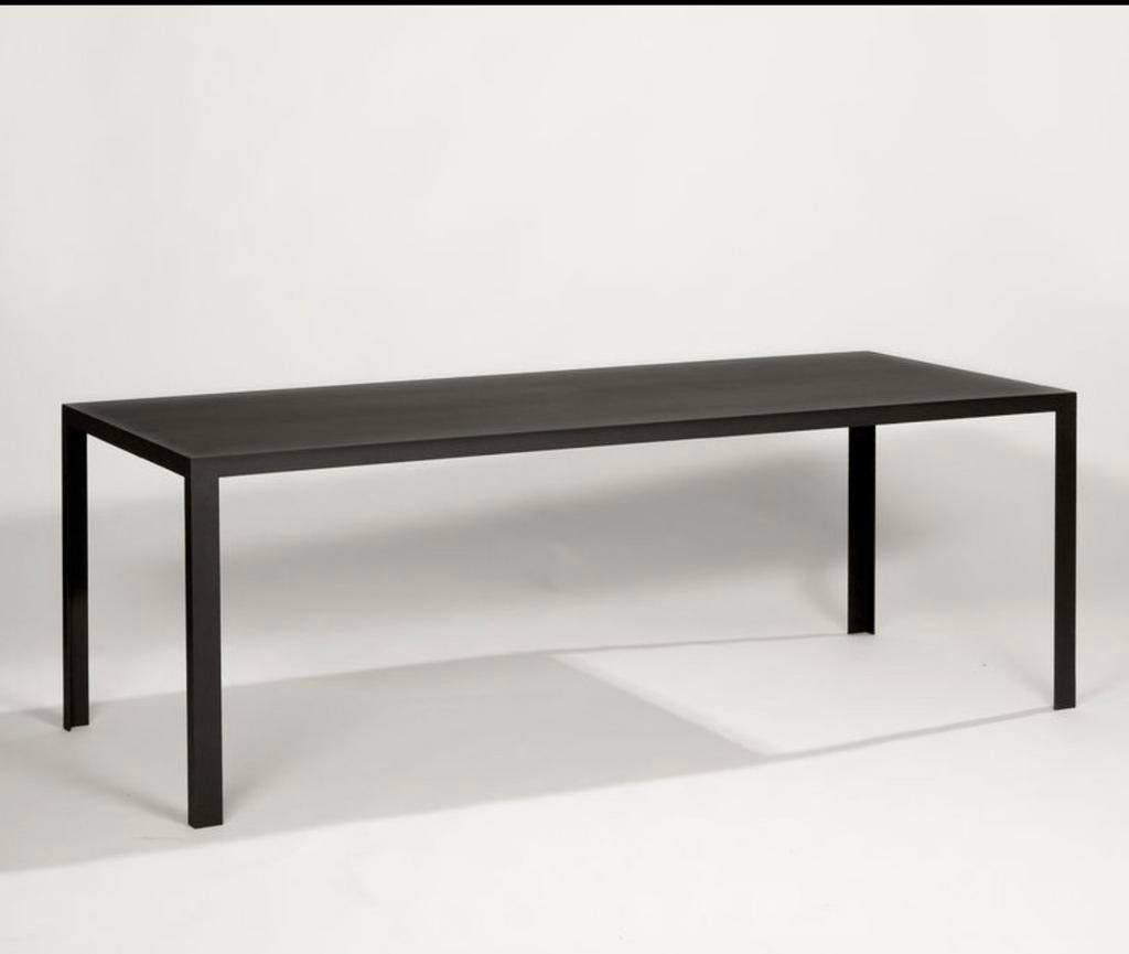 Metaform K1 eettafel 220x90 Keramiek, 200 cm of meer, Zo goed als nieuw, Rechthoekig, 50 tot 100 cm