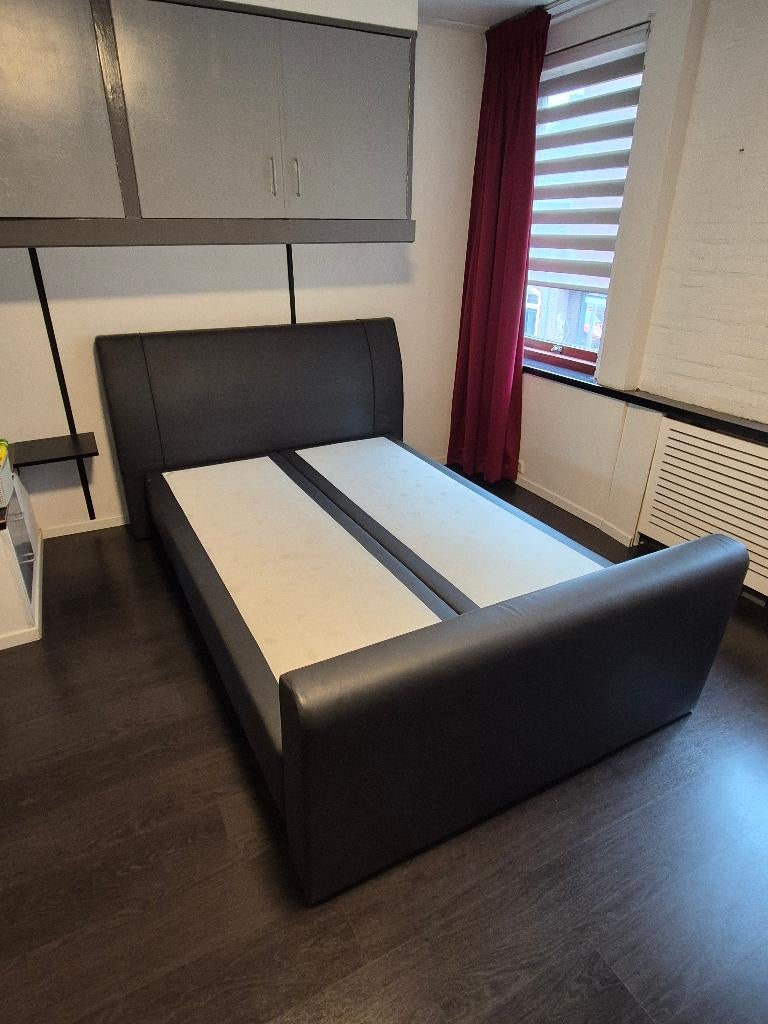 Boxspring 140x200 (gratis af te halen), Ophalen, Gebruikt, Tweepersoons, 140 cm