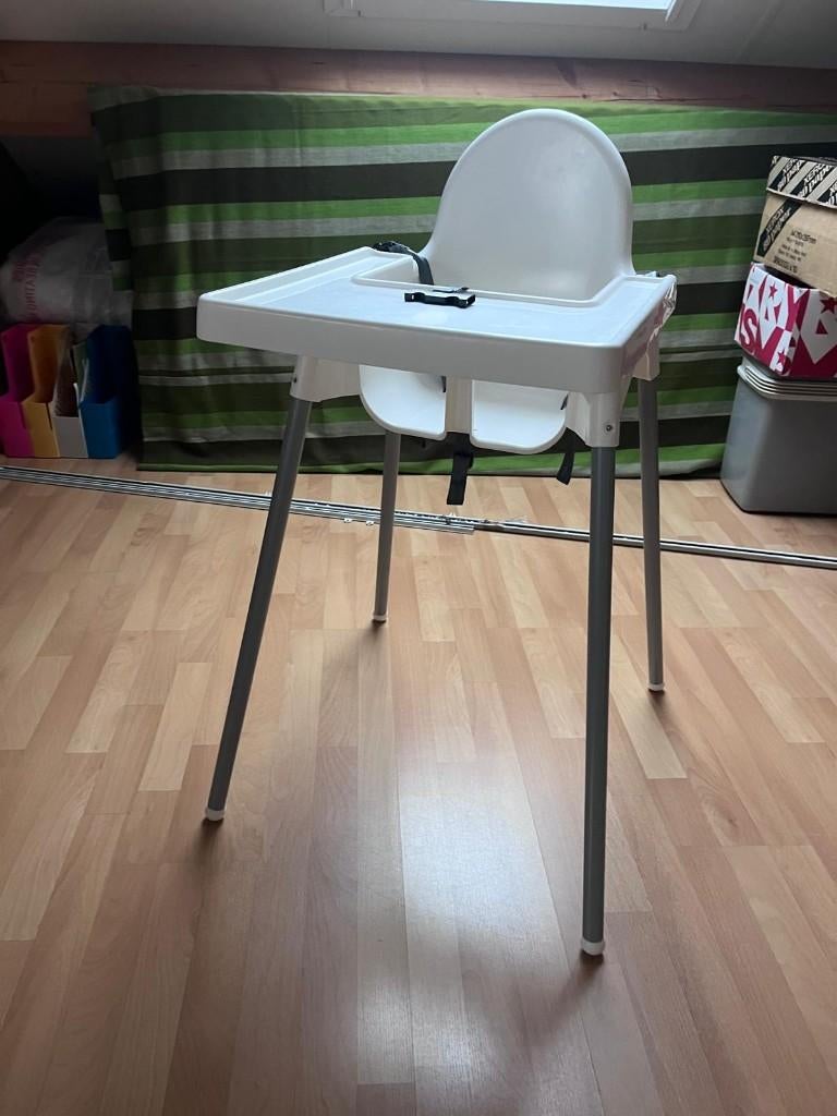 Ikea ANTILOP Hoge kinderstoel met blad, Kinderen en Baby's, Kinderstoelen, Ophalen, Zo goed als nieuw, Overige typen