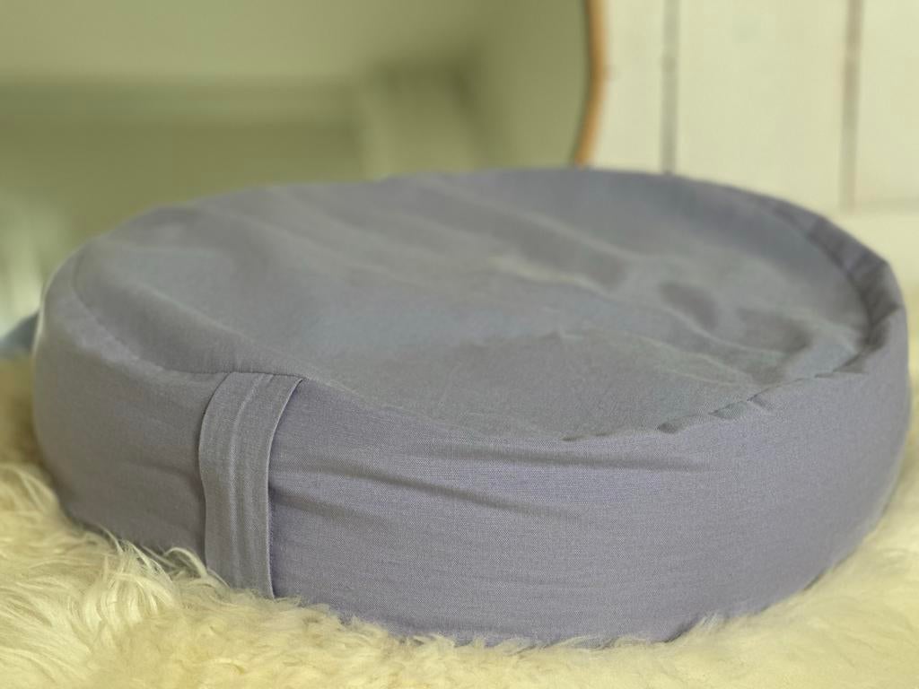 Comfortabel meditatiekussen - Lavendelkleurig, Sport en Fitness, Yoga en Pilates, Ophalen of Verzenden, Gebruikt, Yoga-accessoire