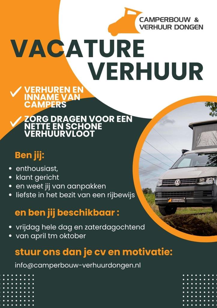 Verhuurmedewerker (parttime), Starter, Overige vormen, Overige niveaus, Geschikt als bijbaan