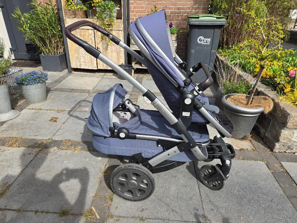 joolz geo2 met duo uitbreiding, Kinderen en Baby's, Kinderwagens en Combinaties, Gebruikt, Verstelbare duwstang, Ophalen, Kinderwagen