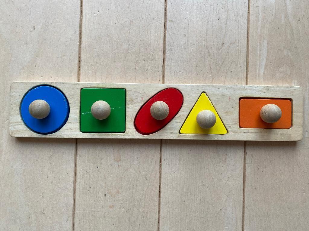 Houten knoppuzzel, Ophalen of Verzenden, Gebruikt