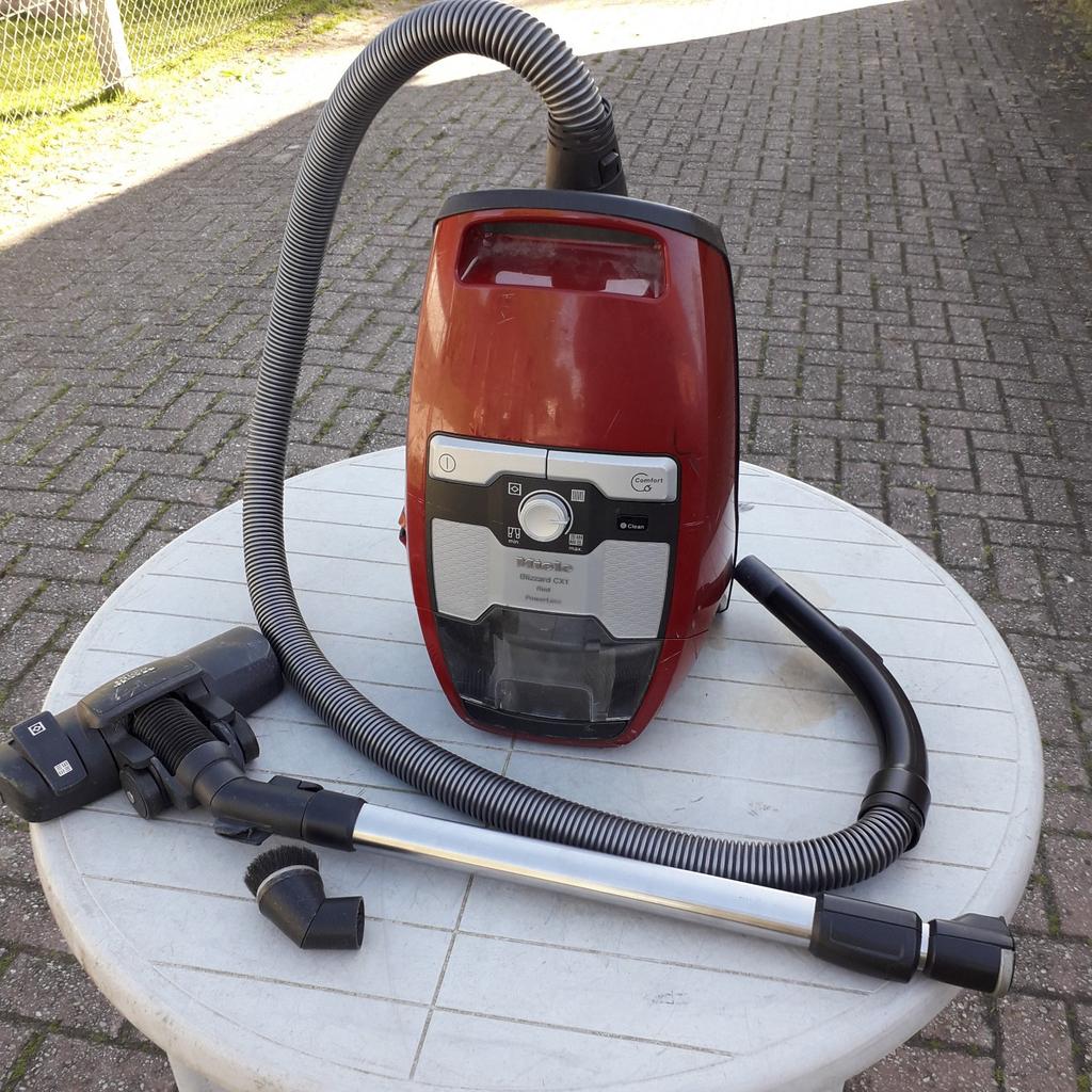 Miele blizzard CX1 red powerline VOOR ONDERDELEN, Witgoed en Apparatuur, Stofzuigers, Ophalen