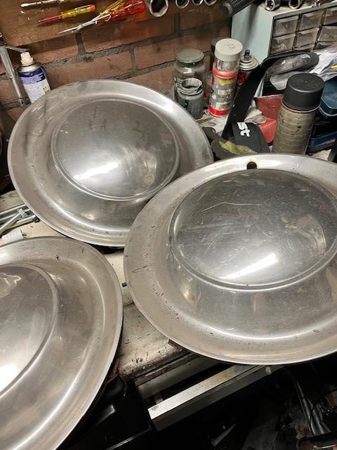 4 wieldoppen voor Citroën ID of DS, Auto diversen, Wieldoppen, Ophalen of Verzenden, Gebruikt