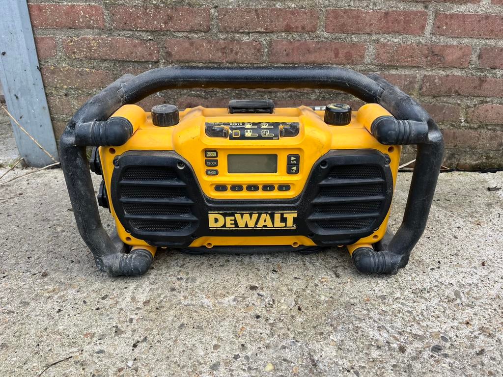 Dewalt bouwradio, Audio, Tv en Foto, Radio's, Ophalen, Gebruikt, Bouwradio