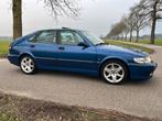 Saab 9-3 AERO 2.0Turbo 151KW 2001|Opendak|17 Inch|Beurt|APK, Zwart, 4 cilinders, Blauw, Handgeschakeld