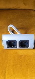 Dubbel opbouw stopcontact voor keuken of badkamer, Doe-het-zelf en Verbouw, Elektra en Kabels, Ophalen of Verzenden, Stopcontact