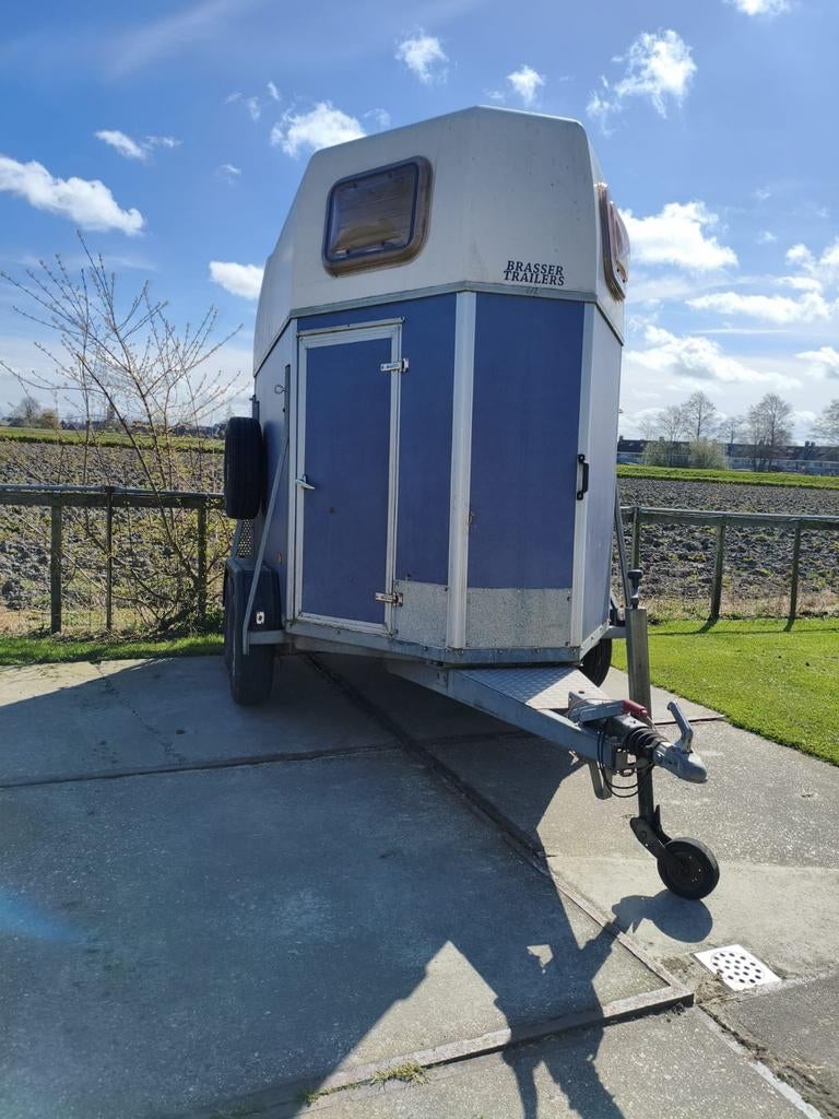 2 paards trailer, Ophalen, Gebruikt, Overige materialen, 2-paards trailer