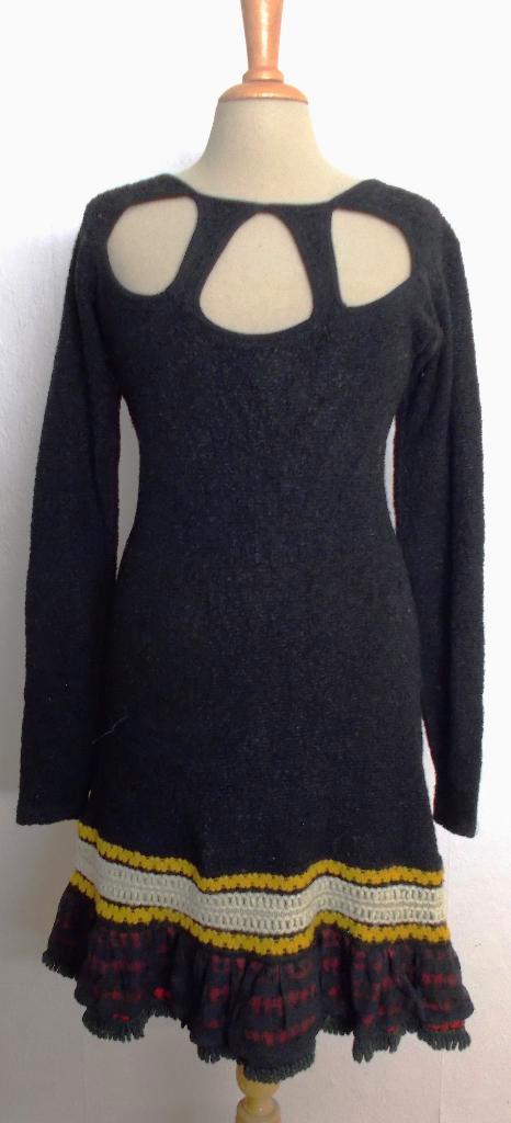 Apart handgemaakt zwart jurkje van Rivka Diatlowicki! M, Kleding | Dames, Jurken, Zo goed als nieuw, Maat 38/40 (M), Overige kleuren