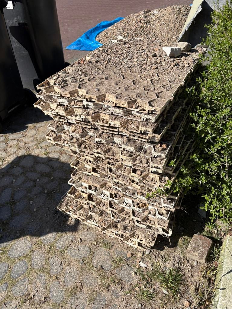 Grind matten, Ophalen, Gebruikt