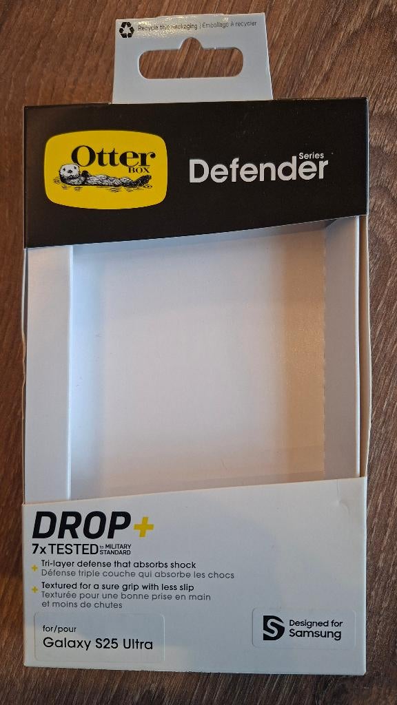 Samsung S25 Ultra Otterbox defender mobilehoesje, Ophalen of Verzenden, Zo goed als nieuw, Hoesje of Tasje