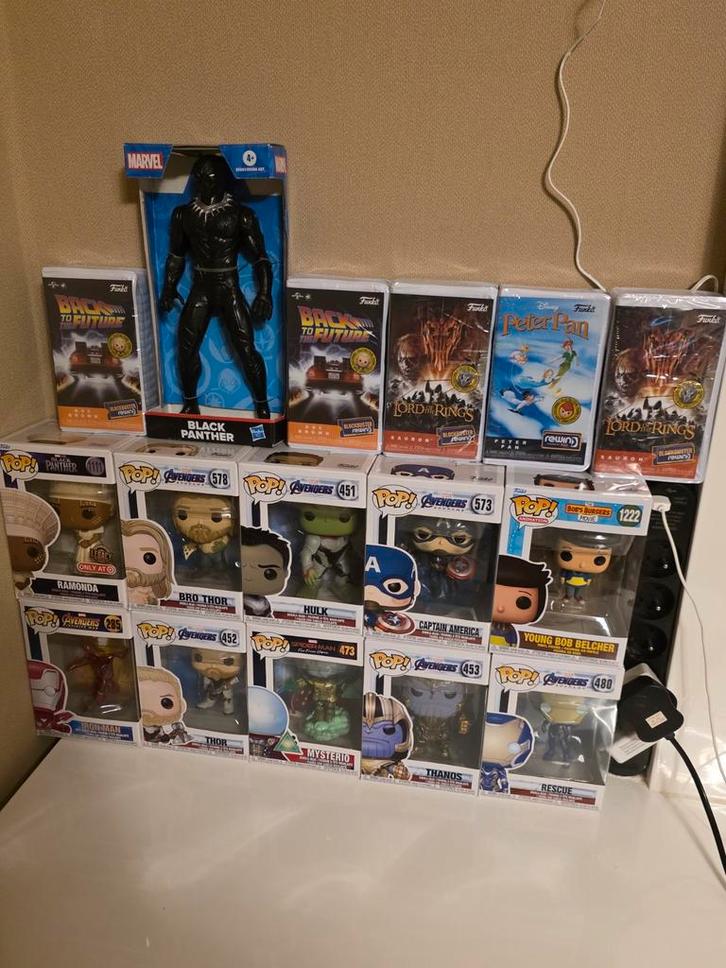 Grote Funko Pop en Marvel actiefiguren collectie, Kinderen en Baby's, Speelgoed | Actiefiguren, Zo goed als nieuw, Ophalen of Verzenden