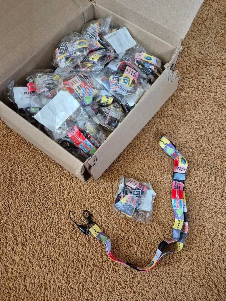 45 stuks sleutelhangers / nekkoorden, Ophalen of Verzenden, Nieuw, Stad of Land