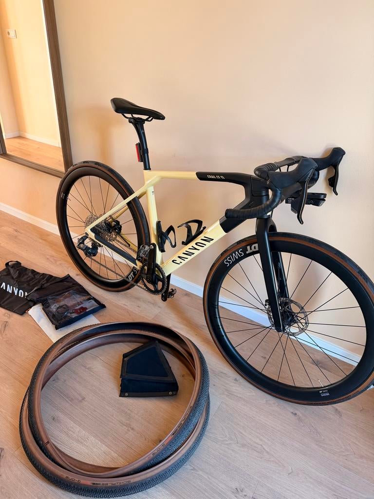 Canyon Grail CF SL - Maat S - Carbon Gravelbike, Fietsen en Brommers, Fietsen | Racefietsen, 28 inch, Carbon, 49 tot 53 cm, Zo goed als nieuw