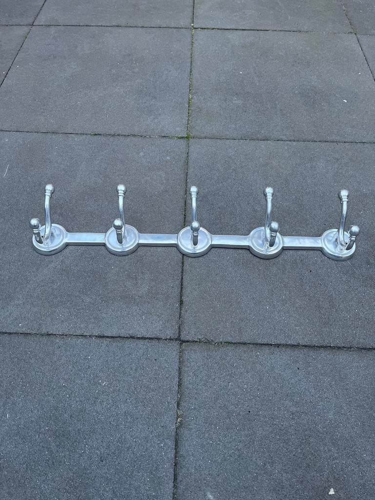 Metalen kapstok met 5 haken, Gebruikt, Minder dan 100 cm, Metaal, Ophalen