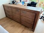 Dressoir accaciahout zwaar, Ophalen, Gebruikt, 150 tot 200 cm, 25 tot 50 cm