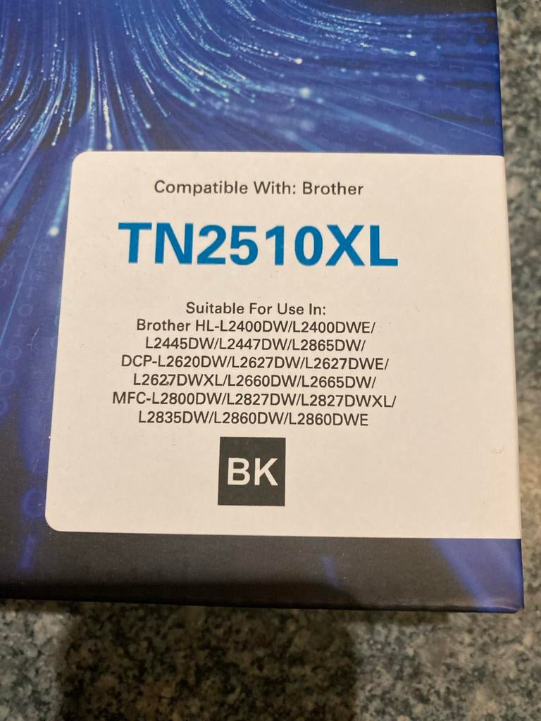 TN2510XL Toner - Nieuw voor Brother Printers, Ophalen, Nieuw, Toner