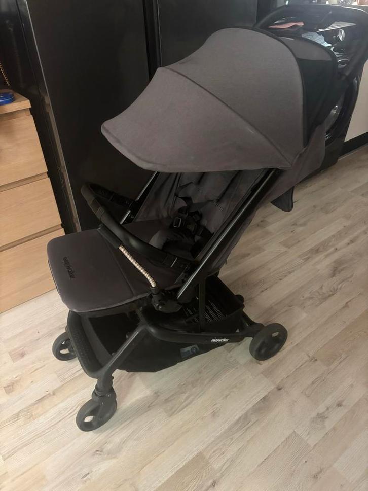 Easywalker Buggy Miley 2 Grijs, Kinderen en Baby's, Buggy's, Gebruikt, Overige merken, Verstelbare rugleuning, Ophalen of Verzenden