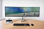 LG UltraWide 49” Curved Monitor (49WQ95X-W) – Nieuwstaat, Computers en Software, Monitoren, 3 tot 5 ms, 101 t/m 150 Hz, Zo goed als nieuw