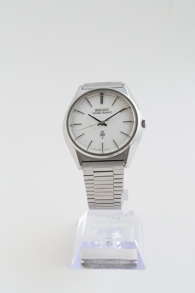 Seiko Grand Quartz 4840-8041 Vintage, Sieraden, Tassen en Uiterlijk, Horloges | Heren, Gebruikt, Zakhorloge, Seiko, Staal, Staal