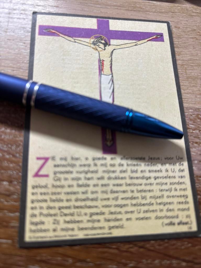 Bidprentje Jezus aan het kruis - Lucia Johanna, Ophalen of Verzenden, Bidprentje