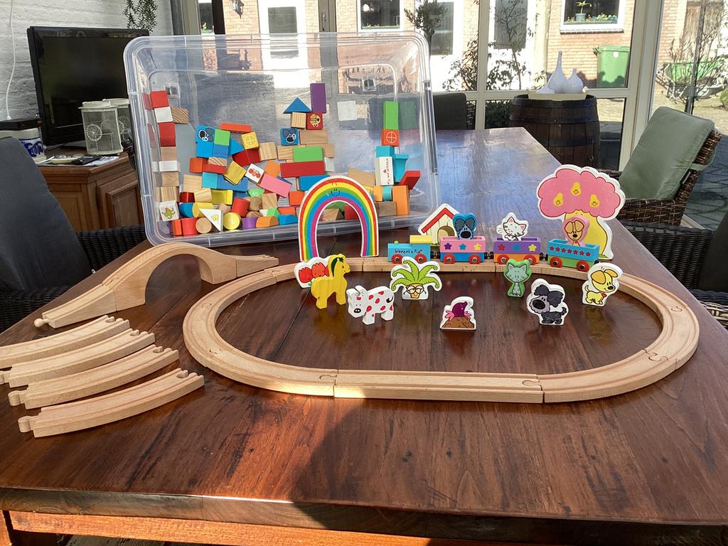 Houten Woezel en Pip trein, Ophalen, Gebruikt, Overige typen