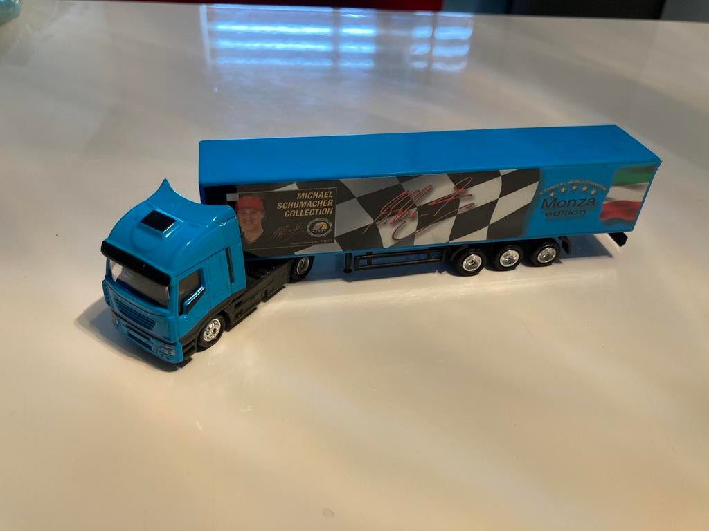 Michael schumacher truck 1/87 monza, Ophalen of Verzenden, Nieuw, Formule 1