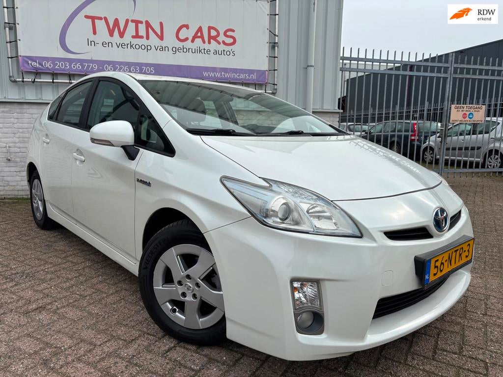 Toyota Prius 1.8 Comfort, 4 cilinders, Wit, Origineel Nederlands, Bedrijf
