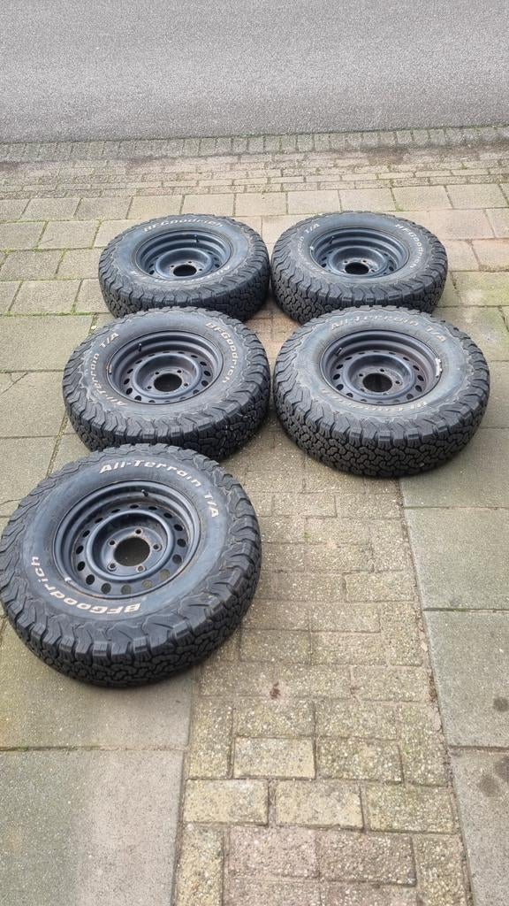 Toyota Land Cruiser 70 Serie Velgen met zonder banden, Gebruikt, Banden en Velgen, Ophalen of Verzenden, All Season