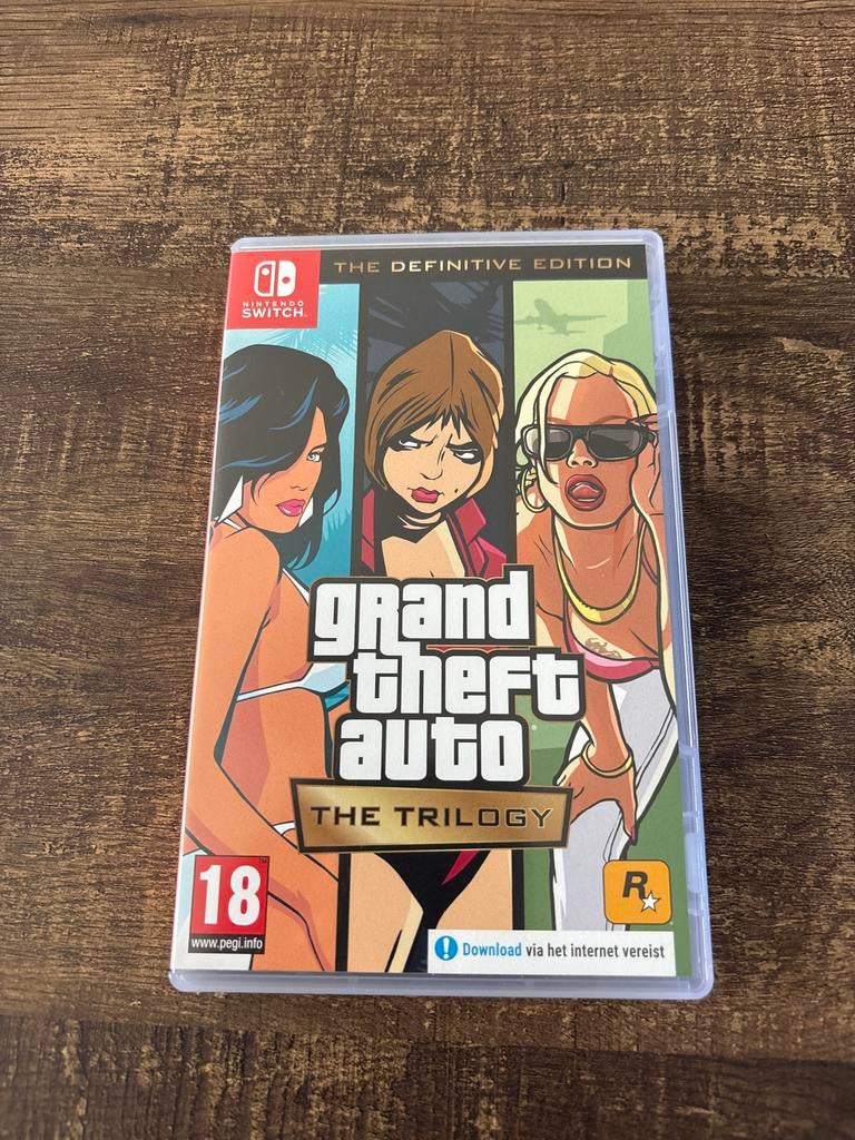 Grand Theft Auto: The Trilogy - The Definitive Edition Switc, Vanaf 18 jaar, 1 speler, Zo goed als nieuw, Ophalen