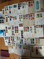 40 Zwitserse poststukken met complete series postzegels, Ophalen of Verzenden, Buitenland