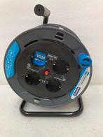 Gamma kabelhaspel 10m met 4 stopcontacten, Ophalen of Verzenden, Zo goed als nieuw, Overige typen