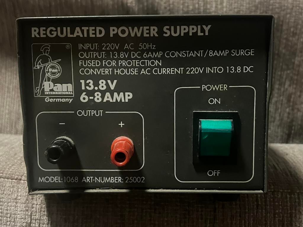 Voeding 6/8 amp, Telecommunicatie, Ophalen of Verzenden, Zo goed als nieuw