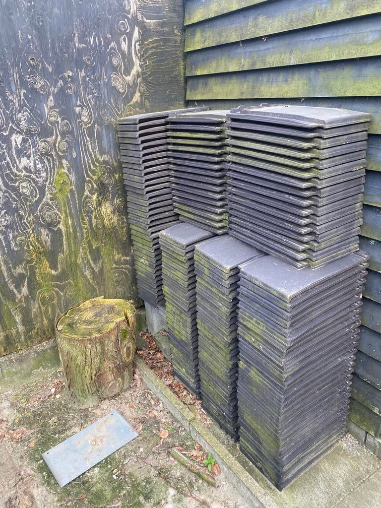 Koramic dakpannen 149 stuks, Ophalen, Steen of Klei, Zwart, Nieuw