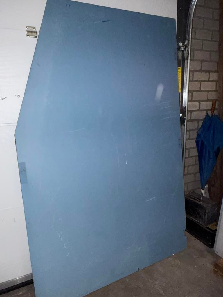 Trespa platen meerdere licht blauw/grijs voor achterkant, Ophalen, Gebruikt