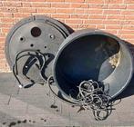 Ubbink basin 150L met deksel., Ophalen, Gebruikt, Kunststof, Waterornament