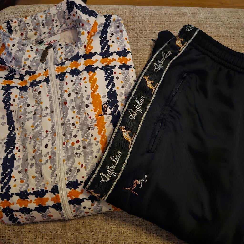 Vet kikke vintage Australian bij elkaar horend pak maat 52, Maat 52/54 (L), Overige kleuren, Ophalen of Verzenden, Zo goed als nieuw