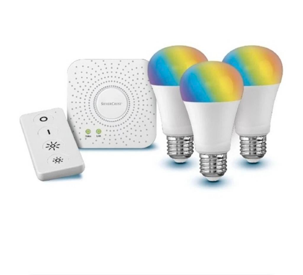 SilverCrest Slimme LED Lampen E27 met Bridge en Afstb, Led-lamp, 60 watt of meer, Lidl Stiftung & Co. KG, Stiftsbergstraße 1, 74172 Neckarsulm, Duitsland