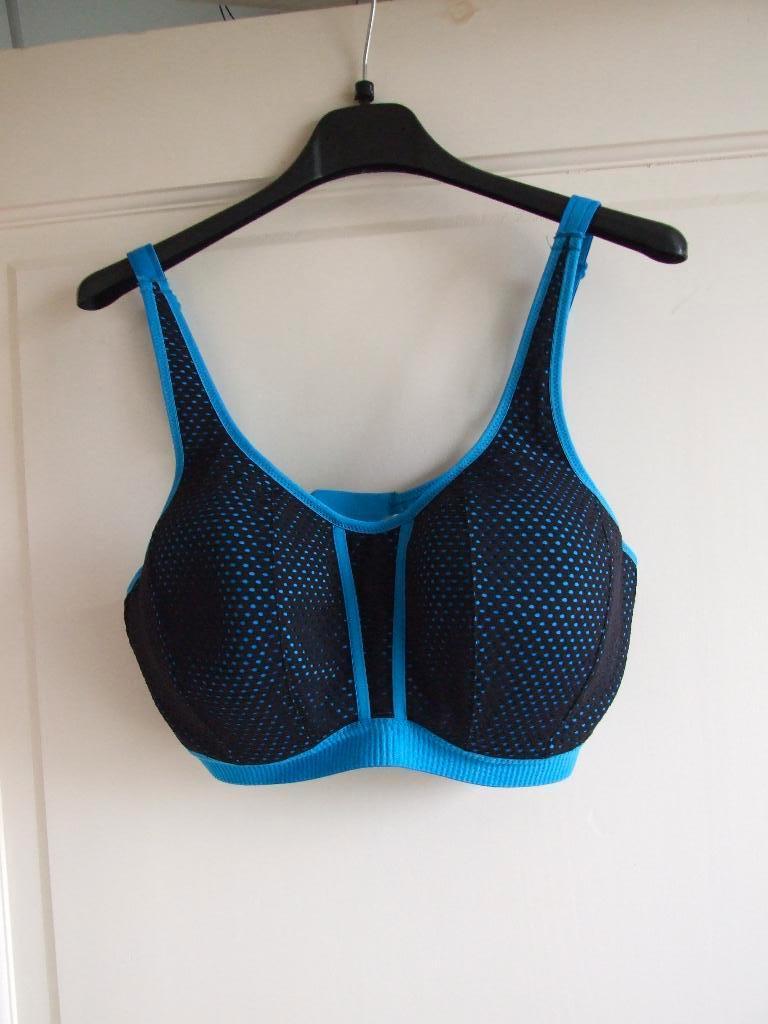 Prima Donna Sport blauw zwarte BH 75E, Prima Donna, Ophalen of Verzenden, Overige kleuren, BH