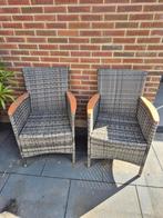 3 tuinstoelen met kussens., Tuin en Terras, Ophalen, Gebruikt, Kunststof