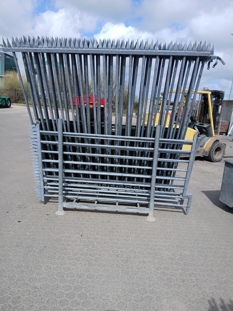 POORT MET HEKWERK 230x230 5x    2x1mtr, Ophalen, Vdb, Vdb, Zo goed als nieuw