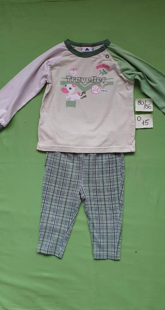 Tweedelige pyjama maat 80/86, Ophalen of Verzenden, Gebruikt, Jongetje of Meisje, Nacht- of Onderkleding