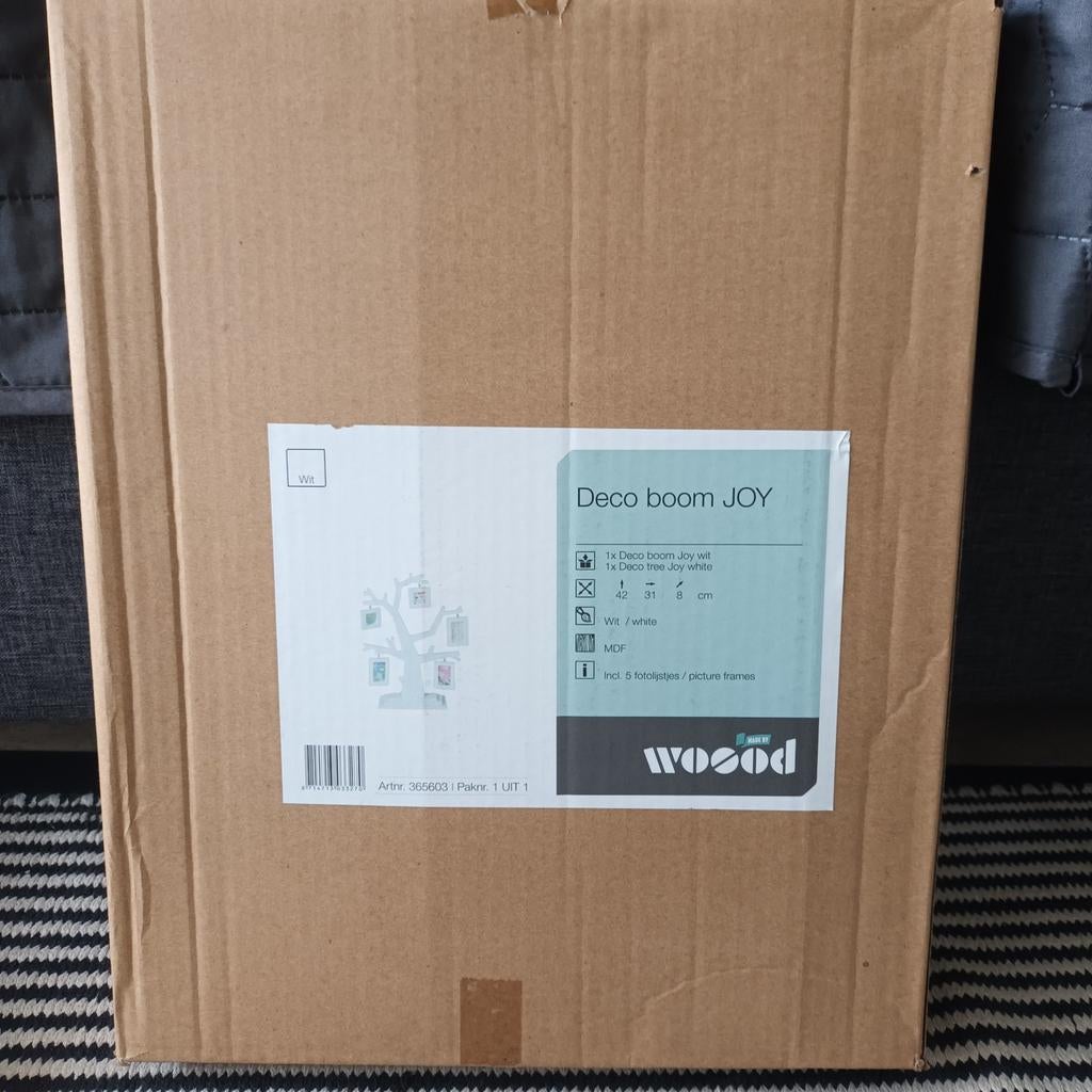 Deco boom JOY woood, Ophalen of Verzenden, Hout, Minder dan 50 cm, Minder dan 50 cm