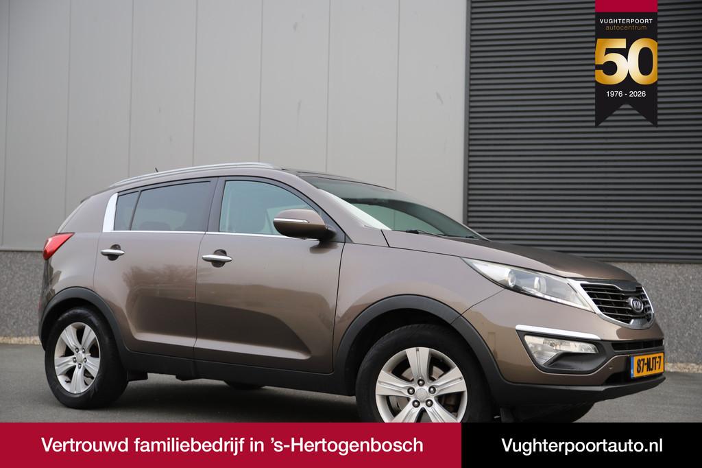 Kia Sportage 2.0 X-ecutive 164pk Plus Pack Schuifdak/Trekhaa, Euro 5, Gebruikt, Zwart, 4 cilinders