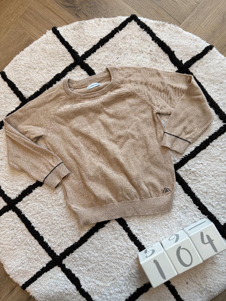 Heel goed beige Mayoral sweater pullover trui 3-4 maat 104, Kinderen en Baby's, Kinderkleding | Maat 104, Mayoral, Jongen of Meisje