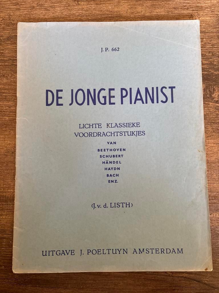 De Jonge Pianist - Lichte Klassieke Voordrachtstukjes, Gebruikt, Klassiek, Les of Cursus, Ophalen of Verzenden